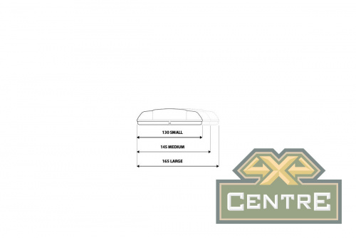 Палатка на крышу автомобиля AUTOHOME MAGGIOLINA AIRLANDER PLUS SMALL, серый тент, лестница 215 мм