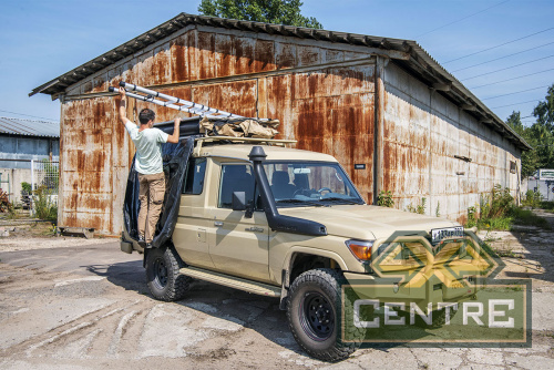 Палатка на крышу автомобиля РИФ Soft RT02-140, тент песочный
