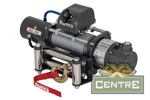 Лебёдка электрическая двухскоростная 12V Runva 10000 lbs 4500 кг