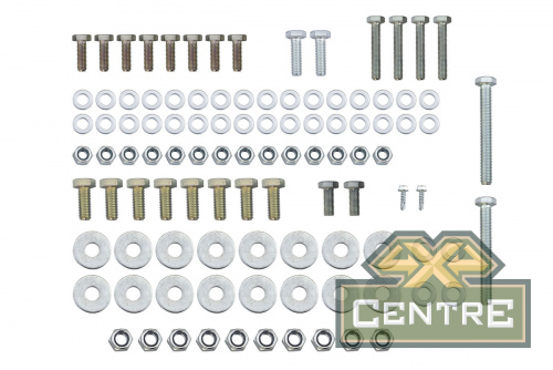 Бампер РИФ силовой передний Mitsubishi Pajero Sport 2015+ с доп. фарами и защ. дугой, под парктрон.