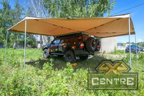 Маркиза автомобильная РИФ комбинированная (прямоугольная с веерной частью) 3,0 м (левая)