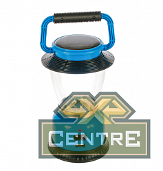 Фонарь кемпинговый "СИБИРСКИЙ СЛЕДОПЫТ- Неон", 4L, солнечные батареи, аккумулятор, 3хАА, USB, 220В,