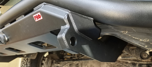 Бампер РИФ силовой задний TANK 400 c квадратом под фаркоп