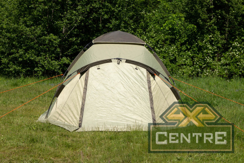 Палатка-автомат туристическая Maverick Comfort Solar Control (светло-коричневый / зеленый)