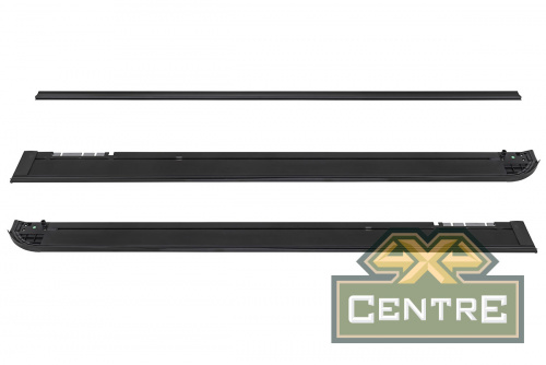 Крышка кузова РИФ для Changan Hunter Plus, роллета раздвижная 1650х1666 мм, алюминиевая, черная
