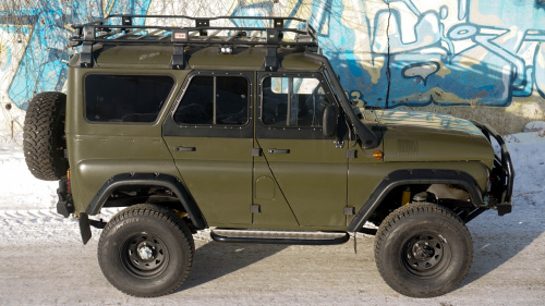 Багажник экспедиционный без крепежа РИФ 1350х2100 мм УАЗ Хантер, LR Defender, TLC 70 (6 опор.)