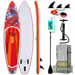 Сапборд надувной Feath-R-Lite KOI 335x83x15 см, оранжевый