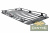 Багажник экспедиционный РИФ 1200x2100 мм Toyota Land Cruiser 80