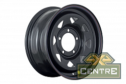 Диск усиленный УАЗ стальной черный 5x139,7 7xR16 d110 ET+30 (треуг. мелкий)