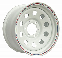 Диск OFF-ROAD-WHEELS Toyota/Nissan стальной белый 6x139,7 8xR16 d110 ET+10 (круг. отв.)