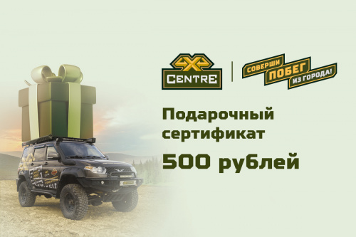 Подарочный сертификат на 500 рублей