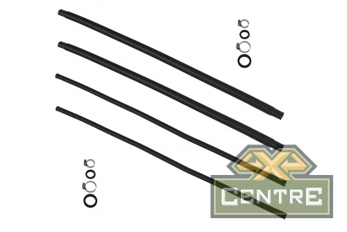 Крышка кузова РИФ для JAC T8, роллета раздвижная с электроприводом 1538х1606 мм, алюминиевая, черная