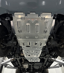 Защита РИФ радиатора, картера, РК, КПП для Oting Paladin, алюм. 8 мм