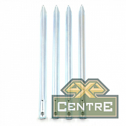 Колышки "СЛЕДОПЫТ" для палатки, усиленные, Г-образные. L-29 см., 4 шт.