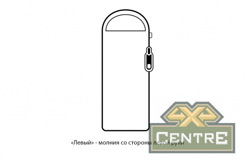 Мешок спальный Naturehike Evenlope M180, (190+30)х80 см, (левый) (ТК: +12°C), серый