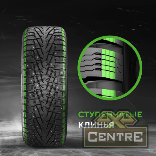 Шина Ikon Tyres 205/70 R15 100T XL Character Ice 7 SUV Studded (Nordman 7 SUV) шипованные