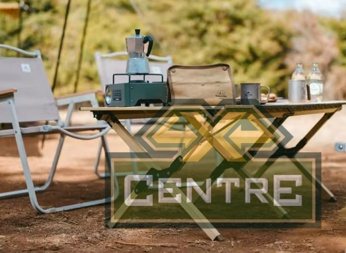 Стол туристический Naturehike складной, 118х60х44 см,с Х-образными ножками, черный