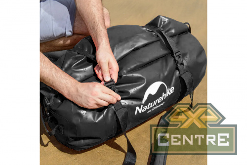Гермосумка Naturehike 90 л ПВХ (черная)