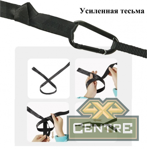 Гамак Naturehike, без планок,туристический, нейлон, синий