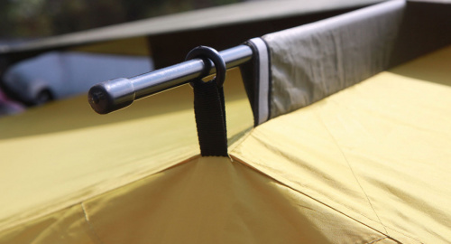 Палатка автомат всесезонная 4 Season Thermal, цвет хаки/желтый