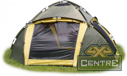 Шатёр автомат Maverick Cosmos 400 (хаки/желто-горчичный)