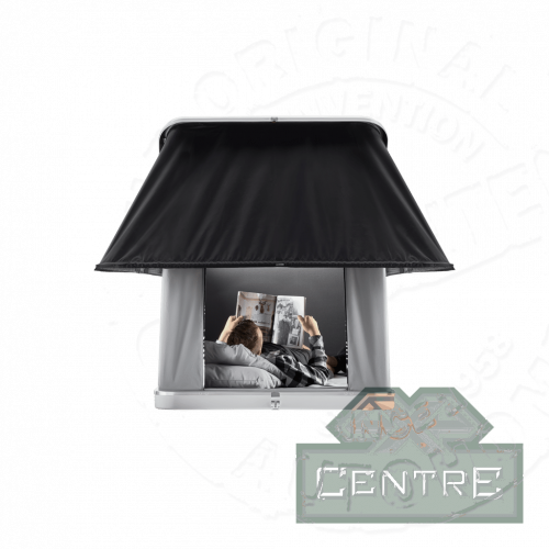 Палатка на крышу автомобиля AUTOHOME COLUMBUS VARIANT X-LARGE, тент серый, лестница 215 мм