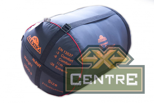 Мешок спальный ALEXIKA ALEUT туристический, для низких температур, oliv, правый