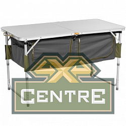 Стол складной HELIOS с отделом под посуду 120 х 60 х 70 см