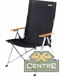 Кресло туристическое Naturehike складное, регулируемое, черное, до 140 кг