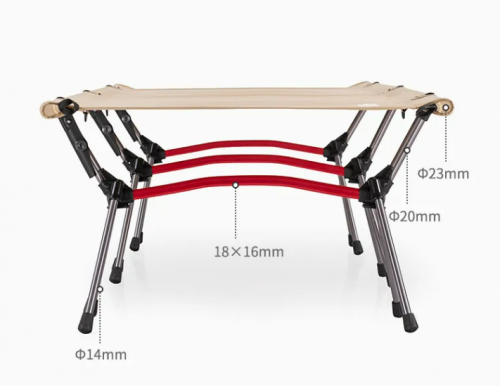 Раскладушка Naturehike XJC04 190х65х38 см кемпинговая, до 150 кг, черная