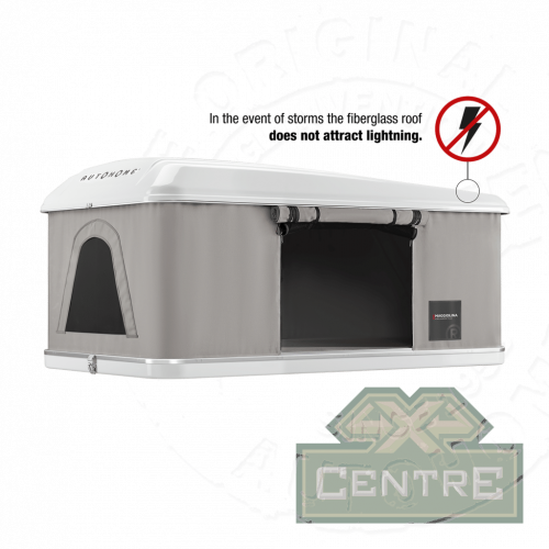 Палатка на крышу автомобиля AUTOHOME MAGGIOLINA AIRLANDER PLUS LARGE, серый тент, лестница 215 мм