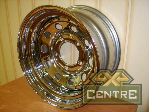 Диск OFF-ROAD-WHEELS Toyota Land Cruiser 100 стальной хромированный 5x150 8xR16 d113 ET-14 (круг. от