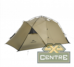 Палатка Naturehike Massif Solo 1-местная, алюминиевый каркас, песочная