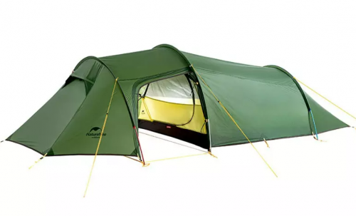 Палатка Naturehike Opalus 2-местная, алюминиевый каркас, зеленый