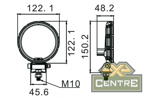 Фара водительского света РИФ 21W LED