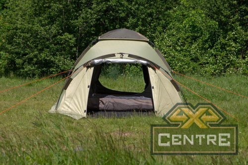 Палатка-автомат туристическая Maverick Comfort Solar Control (светло-коричневый / зеленый)