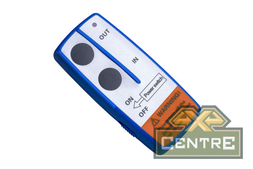 Лебёдка переносная РИФ 9000U c квадратом для фаркопа, стальной трос (облегченная)