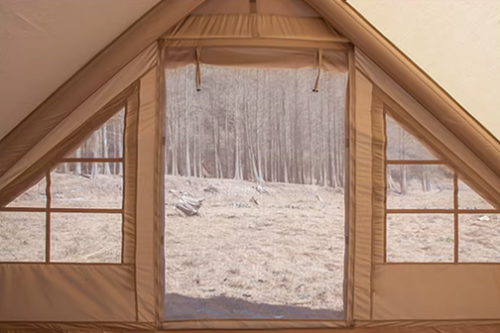 Палатка Naturehike надувная Extend Air 12.0 Cotton , песочная