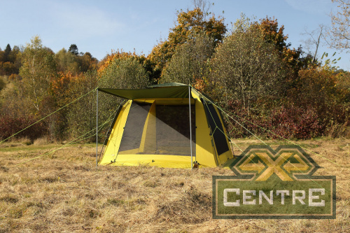 Шатёр автомат Maverick Fortuna 300 (хаки/желто-горчичный)