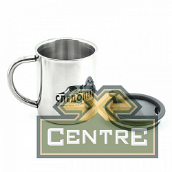 Термокружка "СЛЕДОПЫТ", с крышкой, 200 мл.