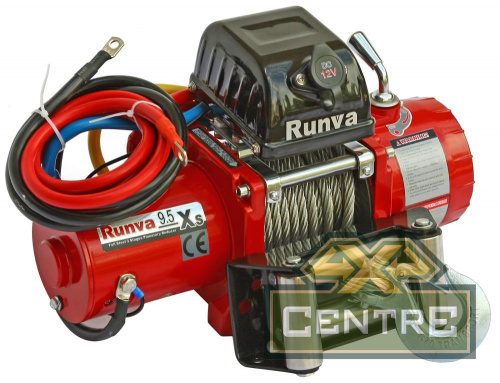 Лебёдка электрическая 12V Runva 9500 lbs 4350 кг короткий барабан