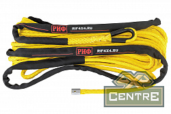 Трос для лебёдки синтетический РИФ 10 мм/26 м, желтый