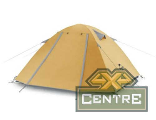 Палатка Naturehike P-Series 2-местная, алюминиевый каркас, желтая