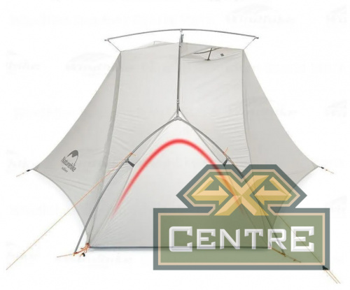 Палатка Naturehike VIK Si, 1-местная, алюминиевый каркас, белая