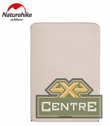 Коврик самонадувающийся Naturehike двойной 200х135х6 см, бежевый