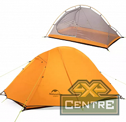 Палатка Naturehike Cycling Si 1-местная, алюминиевый каркас, сверхлегкая, оранжевый