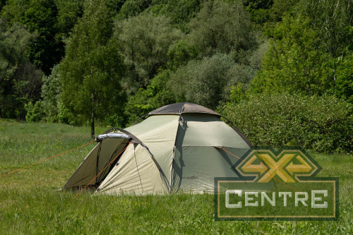 Палатка-автомат туристическая Maverick Comfort Solar Control (светло-коричневый / зеленый)