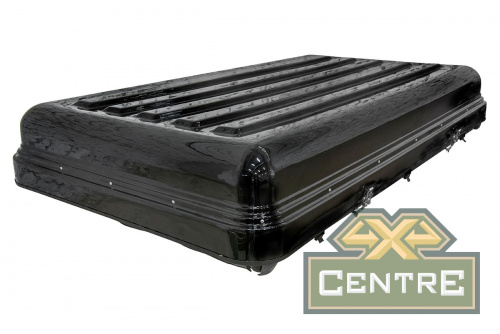 Палатка на крышу автомобиля РИФ Hard RT03-140, корпус черный, тент песочный