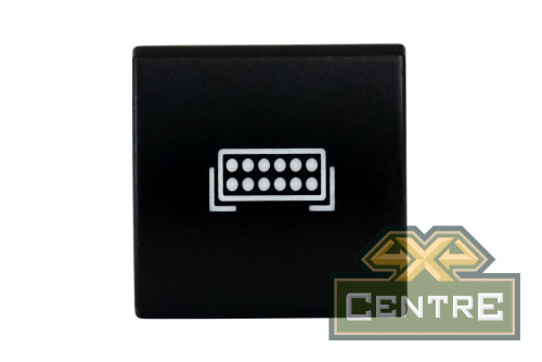 Кнопка ВКЛ/ВЫКЛ, голубой, FRONT LIGHTS TOYOTA 22x22