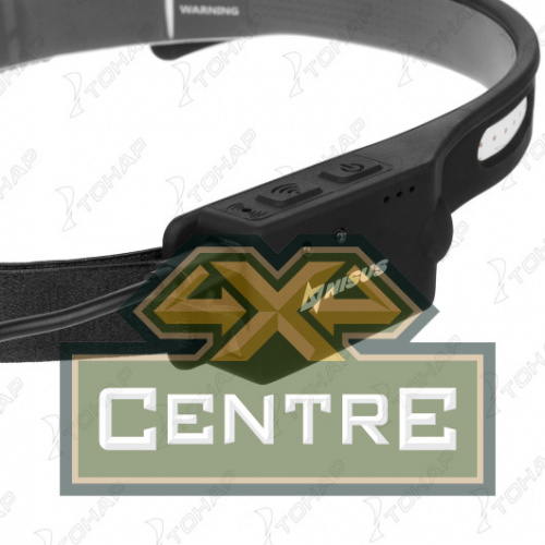 Фонарь налобный сенсорный LED-200 LM, COB-200LM, IPX4, USB